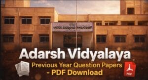 Adarsh ​​Vidyalaya Entrance Exam 2026
