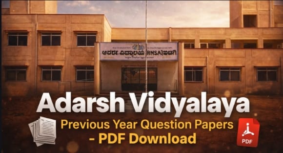 Adarsh ​​Vidyalaya Entrance Exam 2026